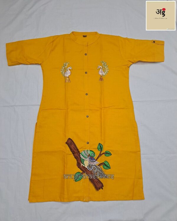 AGKUR04 Hand Painted Kurti Sree Anugraha